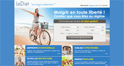 Desktop Screenshot of lediet.fr