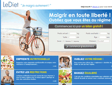 Tablet Screenshot of lediet.fr